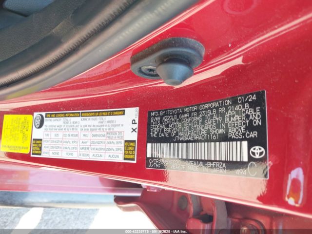 2024 TOYOTA GR COROLLA JTNABAAE9RA011161 Photo 8