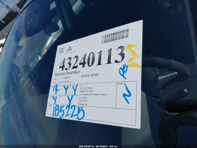 JN1BJ1CP3HW034031 Nissan ROGUE SPORT
