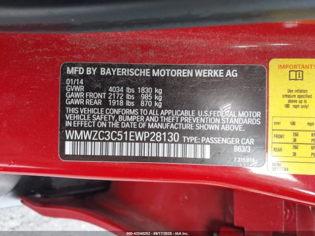 2014 MINI COUNTRYMAN WMWZC3C51EWP28130 Photo 8