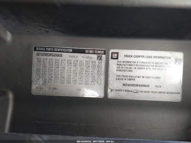 2015 GMC SIERRA 1500 3GTU2VEC8FG390605 Photo 8