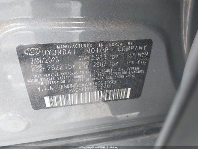 2023 HYUNDAI IONIQ 6 KMHM54AA9PA021995 Photo 8