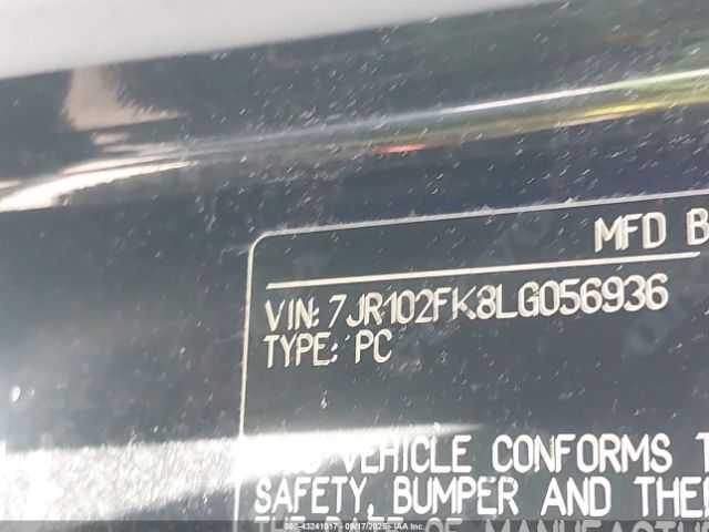 2020 VOLVO S60 7JR102FK8LG056936 Photo 8