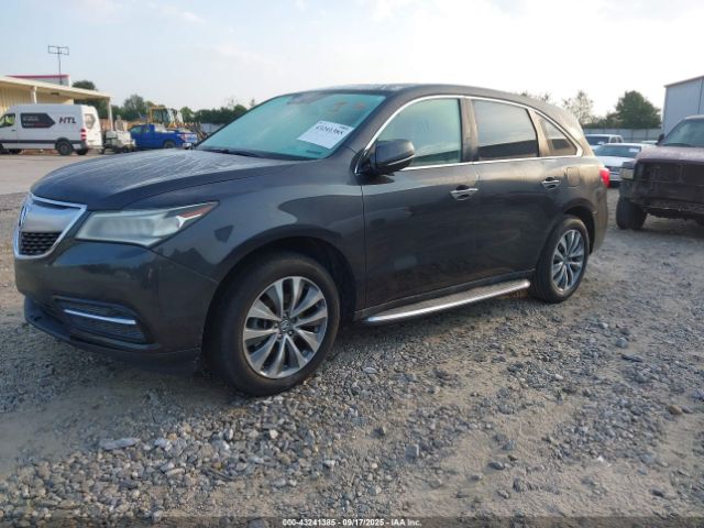 2016 ACURA MDX 5FRYD3H48GB019826 Photo 1