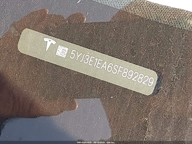 2025 TESLA MODEL 3 5YJ3E1EA6SF892829 Photo 8