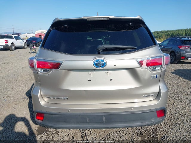 Продаж на аукціоні авто 2015 Toyota Highlander Hybrid Limited Platinum V6, vin: 5TDDCRFHXFS012284, номер лоту: 43241675