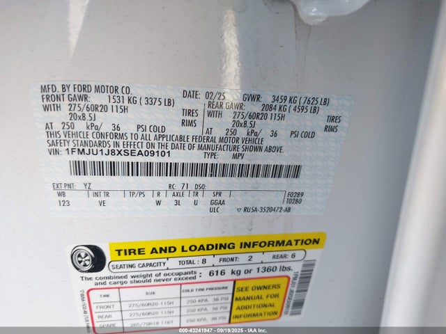 1FMJU1J8XSEA09101 Ford gtdi