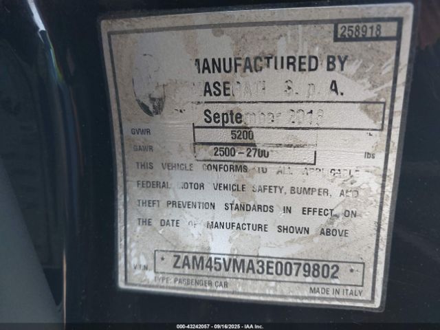 2014 MASERATI GRANTURISMO ZAM45VMA3E0079802 Photo 8