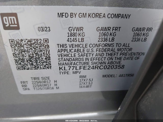 Chevrolet lih 2024 KL77LFE24RC020358 Image 9