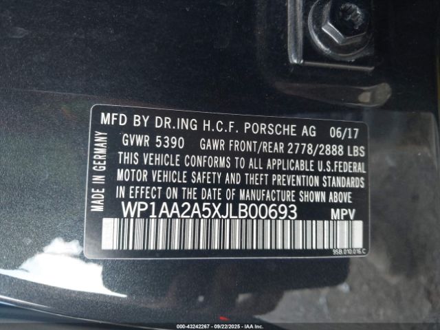 2018 PORSCHE MACAN WP1AA2A5XJLB00693 Photo 8