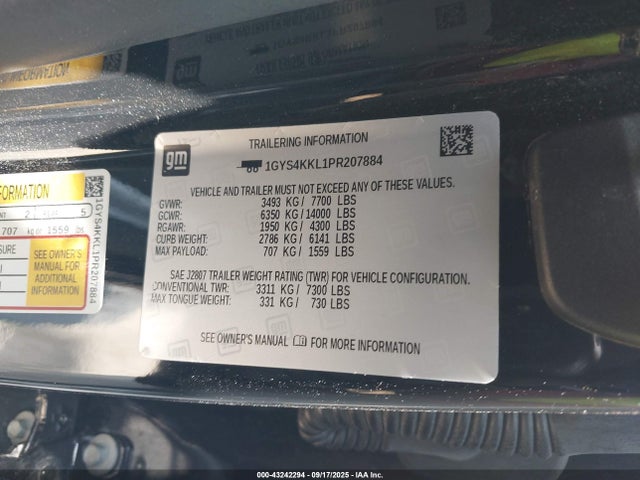 2023 CADILLAC ESCALADE ESV 1GYS4KKL1PR207884 Photo 8