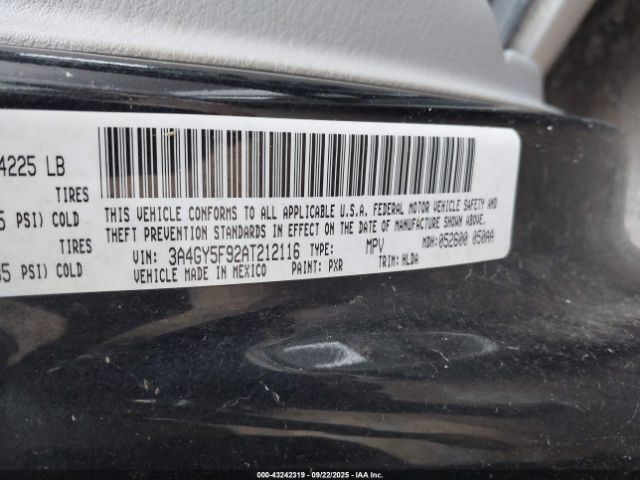 2010 CHRYSLER PT CRUISER 3A4GY5F92AT212116 Photo 8