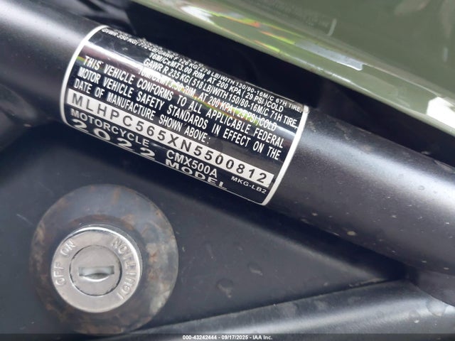 Honda Pc56e-6300001 2022 MLHPC565XN5500812 Image 9