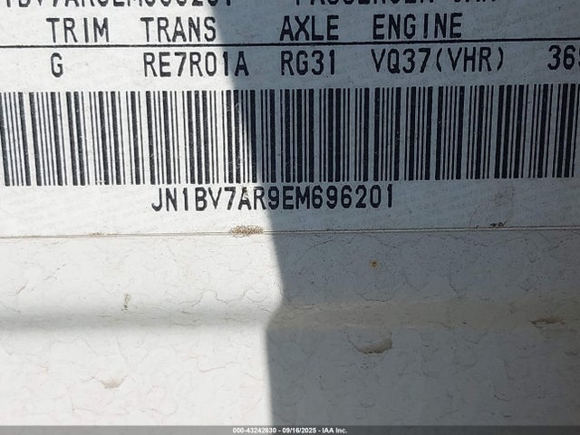 Infiniti Q50 2014 JN1BV7AR9EM696201 Image 9