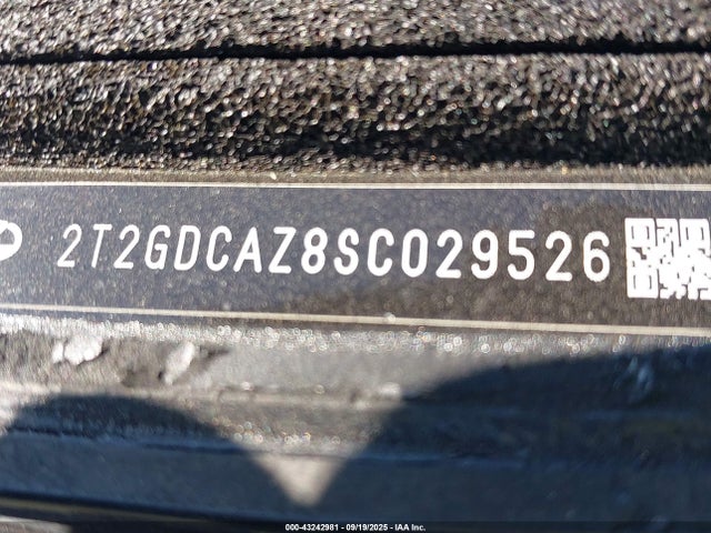 2T2GDCAZ8SC029526 Lexus a25a-fks