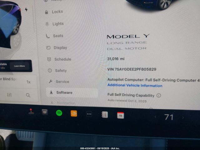 2023 TESLA MODEL Y 7SAYGDEE2PF805829 Photo 6