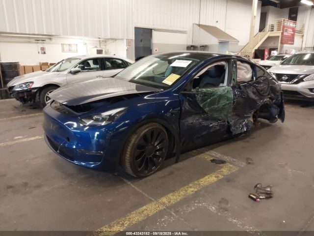 2021 TESLA MODEL Y 5YJYGDEF9MF230520 Photo 1