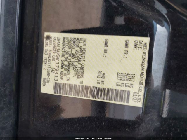 2017 NISSAN ALTIMA 1N4AL3AP6HC179413 Photo 8