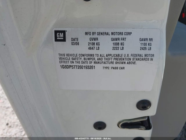 2006 CADILLAC CTS 1G6DP577260193261 Photo 8