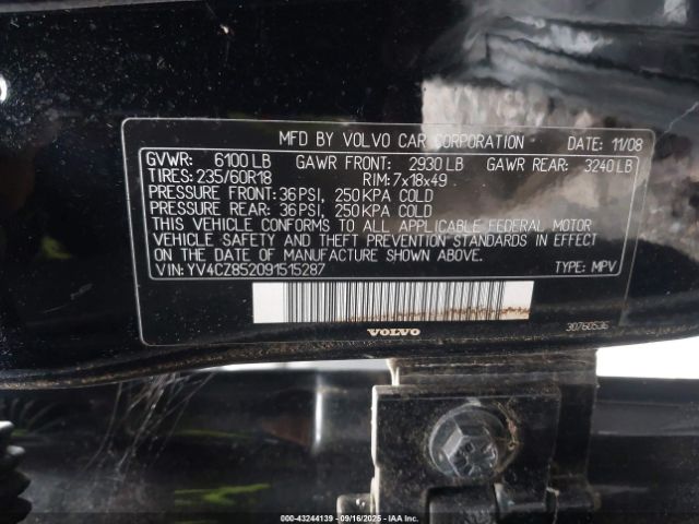2009 VOLVO XC90 YV4CZ852091515287 Photo 8
