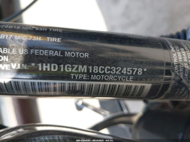 2012 HARLEY-DAVIDSON FLD 1HD1GZM18CC324578 Photo 9