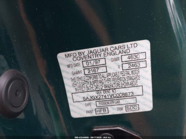 1997 JAGUAR XK8 SAJGX2741VC008873 Photo 8
