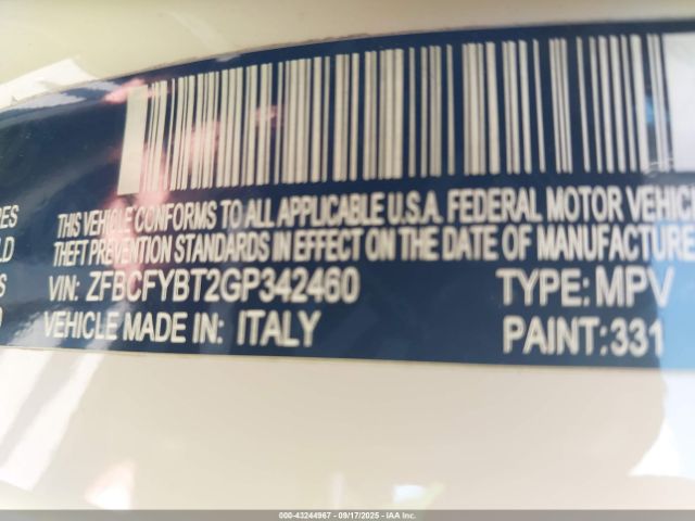 2016 FIAT 500X ZFBCFYBT2GP342460 Photo 8