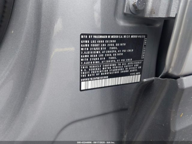 2023 VOLKSWAGEN TAOS 3VVVX7B29PM355900 Photo 8