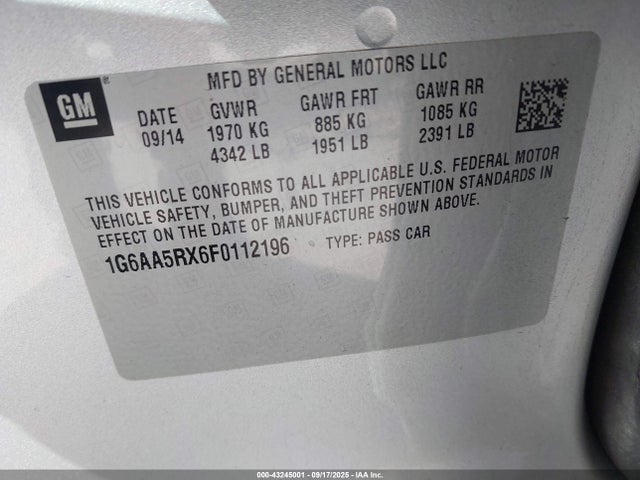 2015 CADILLAC ATS 1G6AA5RX6F0112196 Photo 8
