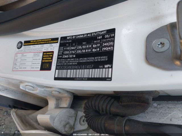 2019 MERCEDES-BENZ GLC 300 WDC0G4KB9KV181407 Photo 8