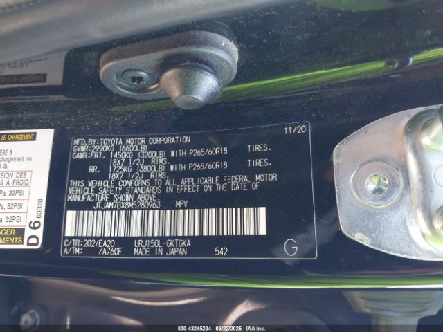 2021 LEXUS GX 460 JTJAM7BX8M5280963 Photo 8