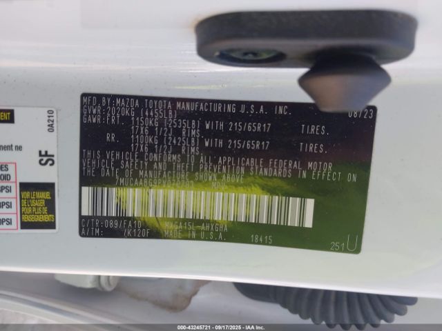 2023 TOYOTA COROLLA CROSS 7MUCAABG9PV070703 Photo 8