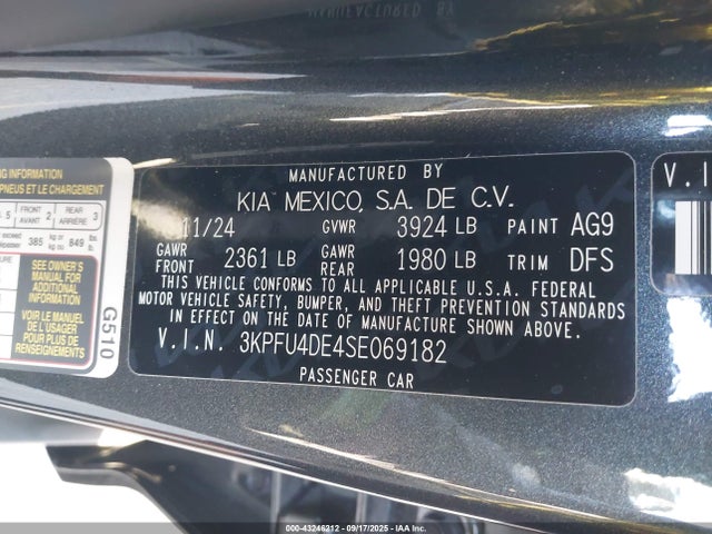 KIA k4 2025 3KPFU4DE4SE069182 Image 9