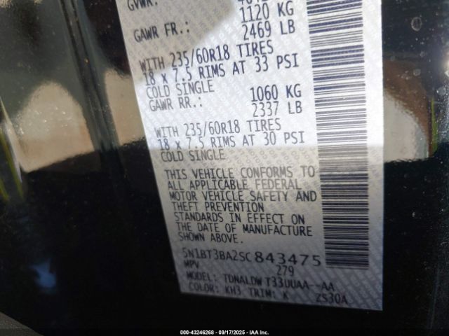 2025 NISSAN ROGUE 5N1BT3BA2SC843475 Photo 8