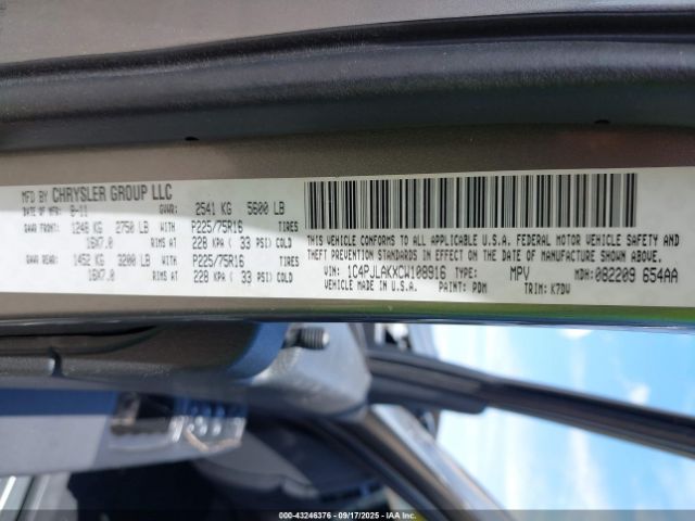 2012 JEEP LIBERTY 1C4PJLAKXCW108916 Photo 8