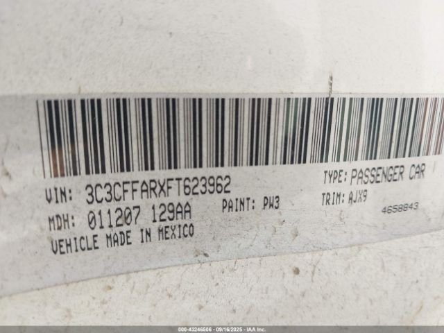 2015 FIAT 500 3C3CFFARXFT623962 Photo 8