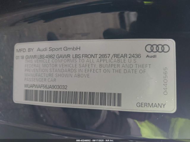 2018 AUDI RS 5 WUAPWAF56JA903032 Photo 8