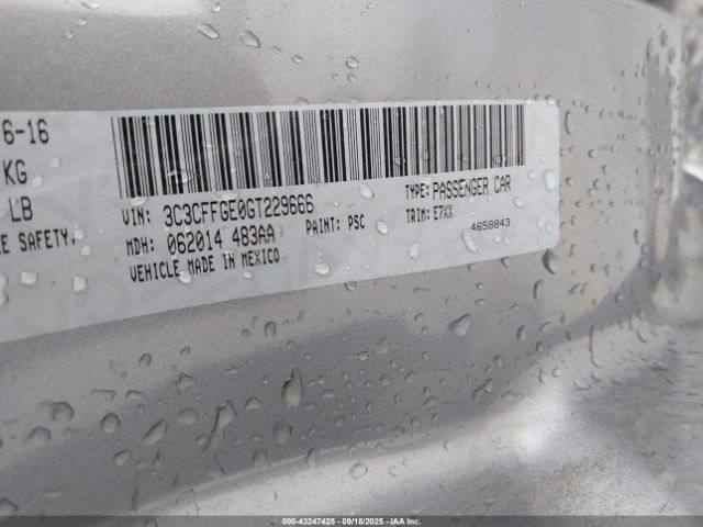 2016 FIAT 500E 3C3CFFGE0GT229666 Photo 8