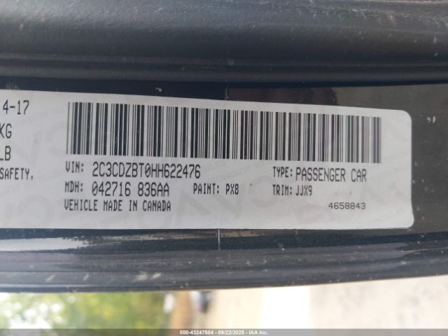 2017 DODGE CHALLENGER 2C3CDZBT0HH622476 Photo 8