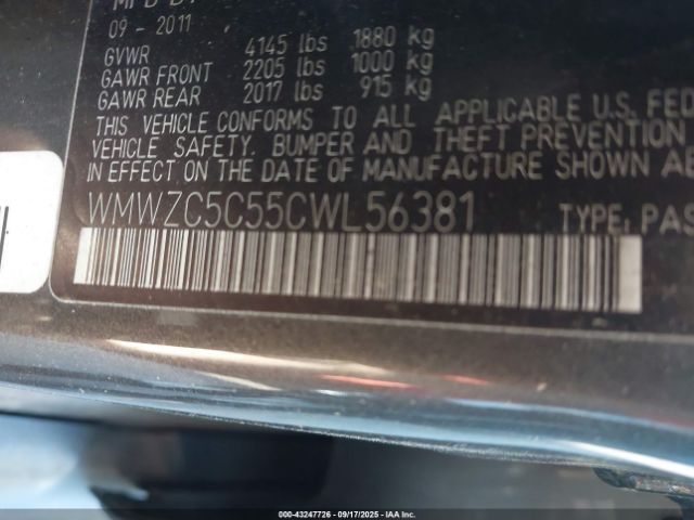 2012 MINI COOPER S COUNTRYMAN WMWZC5C55CWL56381 Photo 8