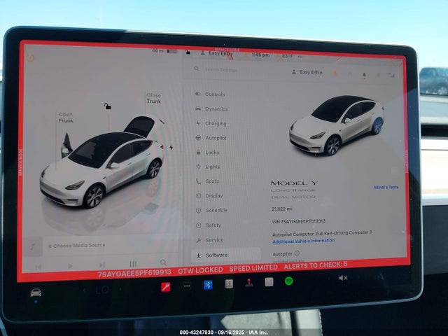 Продаж на аукціоні авто 2023 Tesla Model Y, vin: 7SAYGAEE5PF619913, номер лоту: 43247830