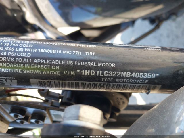 2022 HARLEY-DAVIDSON XL1200 1HD1LC322NB405359 Photo 9