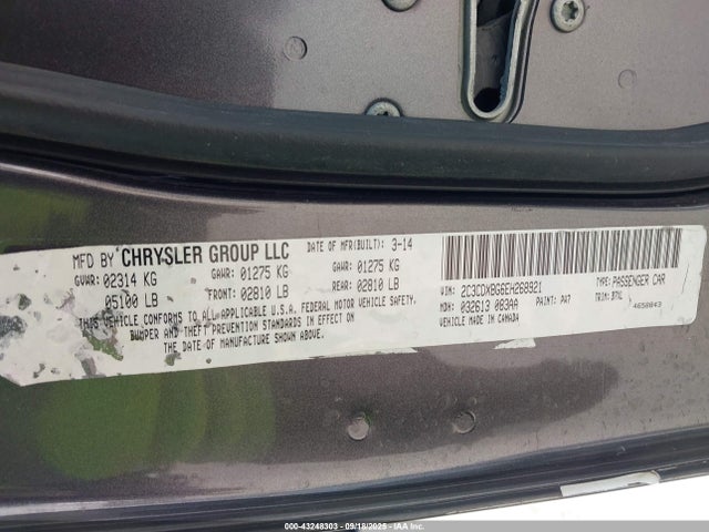 2C3CDXBG6EH268921 Dodge 2014