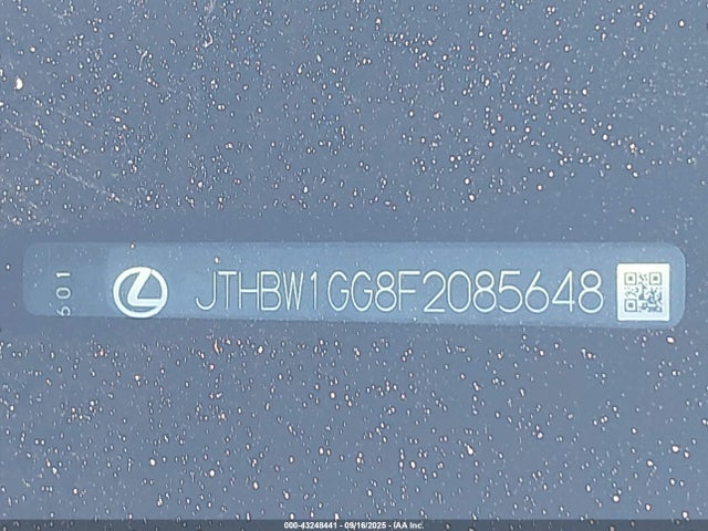 Lexus 2ar-fxe, 2jm 2015 JTHBW1GG8F2085648 Image 9