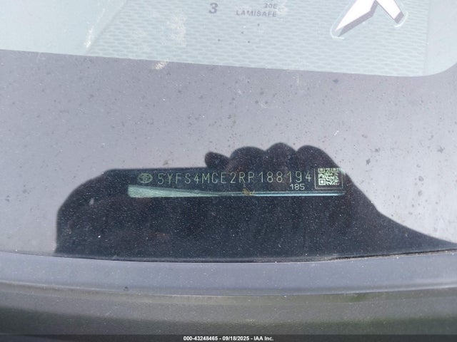 Toyota COROLLA SE 2024 5YFS4MCE2RP188194 Image 9