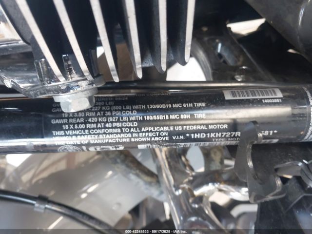 2024 HARLEY-DAVIDSON FLTRX 1HD1KH727RB647581 Photo 9