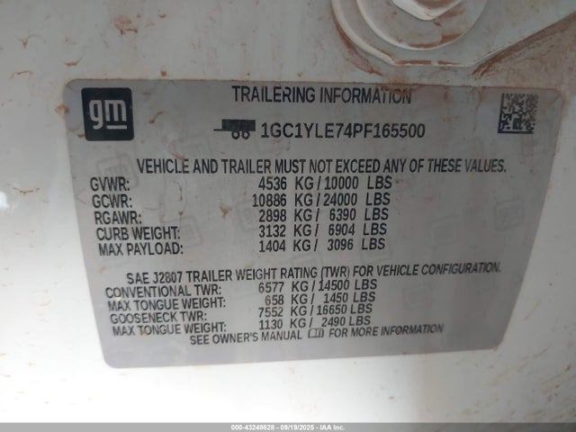 Chevrolet l8t 2023 1GC1YLE74PF165500 Image 9