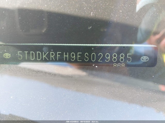Toyota 2gr-fe 2014 5TDDKRFH9ES029885 Image 9
