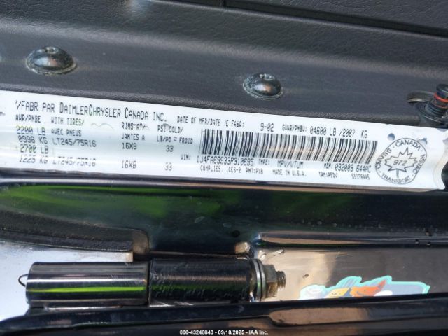 2003 JEEP WRANGLER 1J4FA69S33P310695 Photo 8