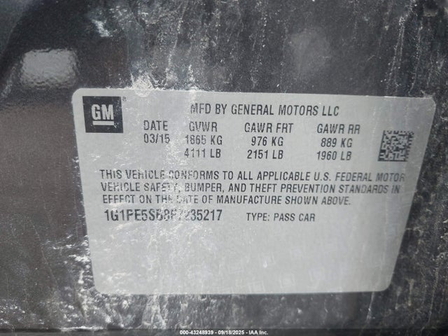 1G1PE5SB8F7235217 Chevrolet LUV