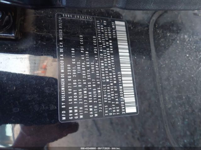 2024 VOLKSWAGEN TIGUAN 3VVFB7AX0RM114553 Photo 8